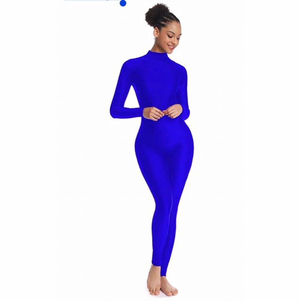 High neck Long Sleeve Unitard